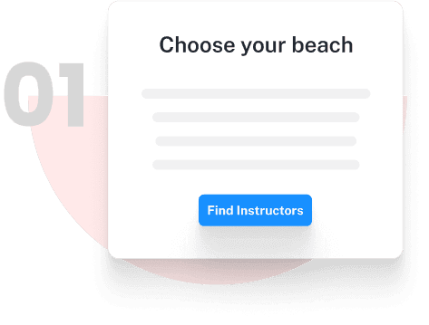 Step 01: Select your preferred instructor - GetSurf surf lesson booking in Bali