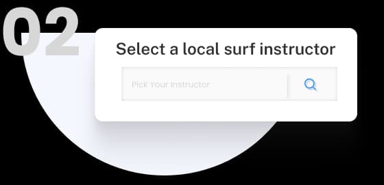 Step 02: Send a free lesson request - GetSurf surf lesson booking in Bali