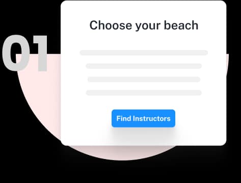 Step 01: Select your preferred instructor - GetSurf surf lesson booking in Bali